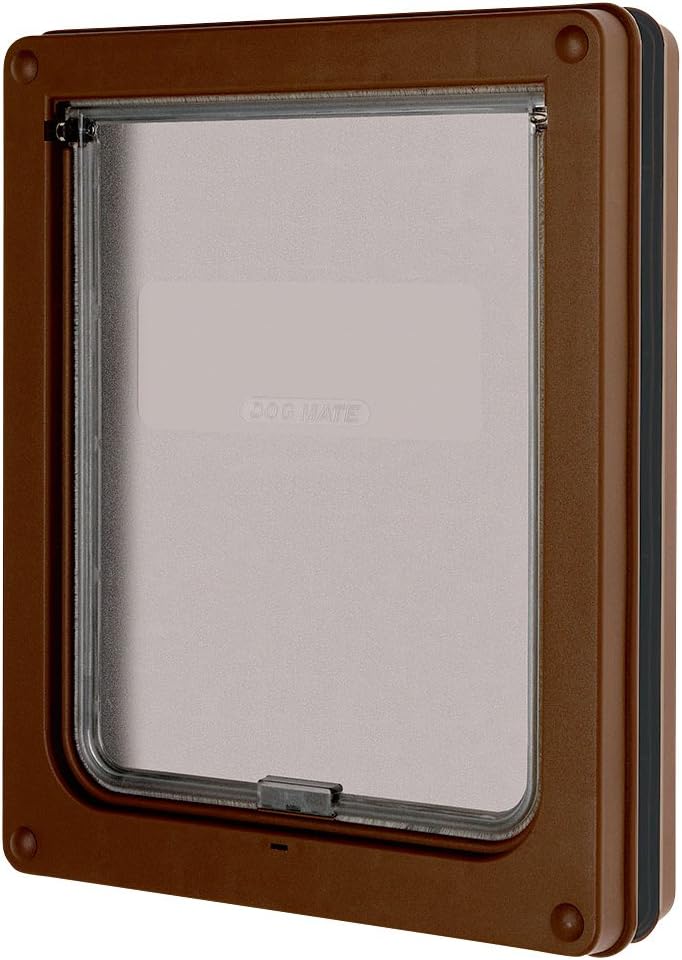 Dog Mate Medium Dog Door, Brown (215B) Amazon.co.uk Pet Supplies