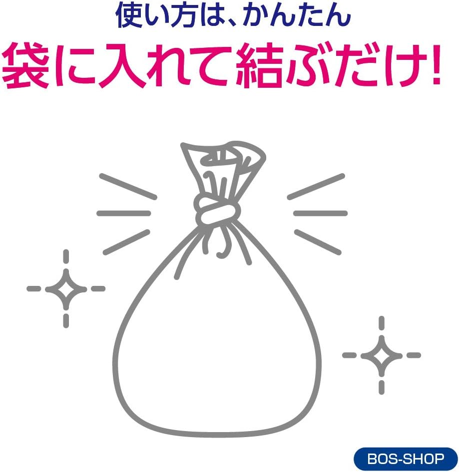 Amazon 驚異の防臭袋 Bos ボス 生ゴミが臭わない袋 生ゴミ処理袋 袋カラー 白 Mサイズ 90枚入 Bos ボス ごみ袋