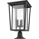 Z-Lite 571PHXLR-ORB 3 Light Outdoor Post Mount Fixture, Oil Rubbed Bronze