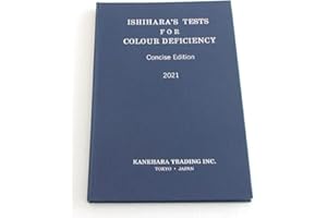 BAWSH Ishihara Color Vision Test Book 14 Plates with User Manual