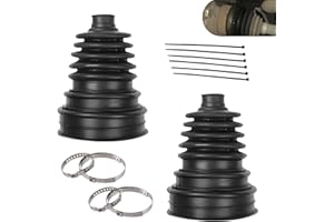 Zosgrew 2 PCS CV Axle Boot, Leak Proof CV Axle Boot Repair Kit, Highly Flexible Constant Velocity Joint Boots, Suitable for M