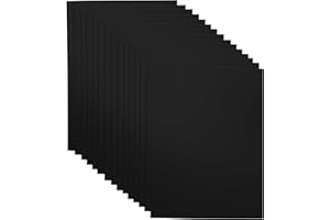 ADER PRODUCTS Black EVA Foam Sheets for Crafts, 15 Pack, 9 x 12 Inch, 2mm Thickness – Ideal for DIY Arts and Crafts, Foam Paper for Kids, Cosplay and Costumes