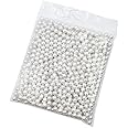 INSPIRELLE 600pcs 10mm White Art Faux Pearl Beads ABS Round Loose Spacer Beads for DIY Craft Necklaces Bracelets Jewelry Making