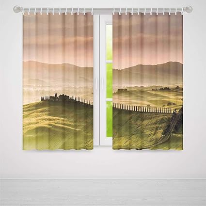 Amazon Com Yoliyana Tuscan Decor Window Curtains Italian