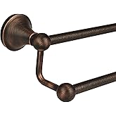 Ntipox Antique Bathroom Double Towel Bar Oil Rubbed Bronze, 24 Inch Towel Racks for Bathroom Wall Mounted,Bathroom Towel Hold