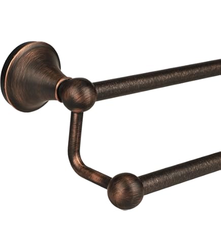 GROHE 40308EN3 Atrio Double Towel Bar, Brushed Nickel - Amazon.com