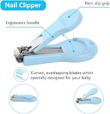 Vicloon 5-in-1 Baby Nail Care Set Clippers Scissors Tweezers Earpick Nail File view 3