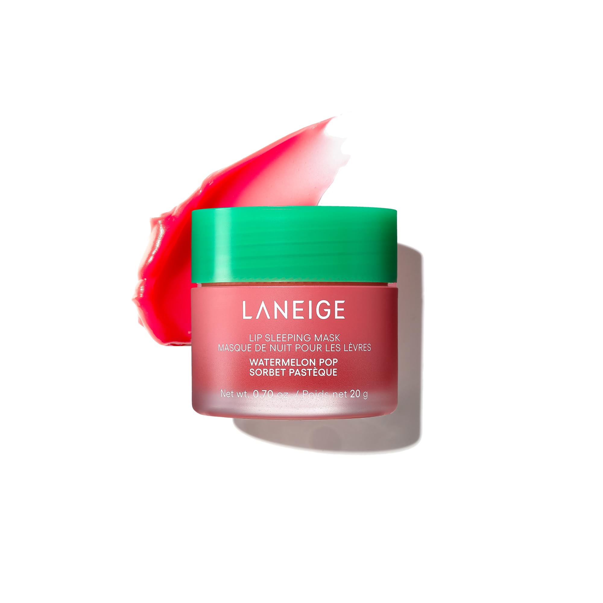 Photo 1 of LANEIGE Lip Sleeping Mask, Watermelon Pop: Nourishing Overnight Lip Treatment with Vitamin C, Shea & Murumuru Butter for Hydrating Dry, Flaky Lips