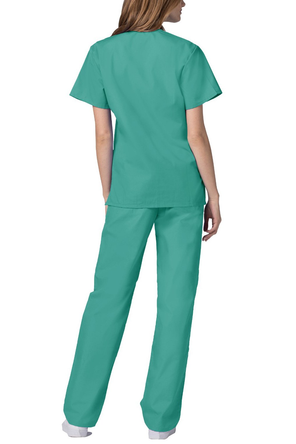 Adar Universal Men Scrubs Set Medical Uniforms Unisex Fit (45 Colors