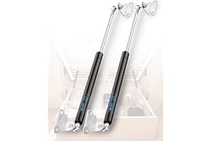 ARANA 15 inch Lift Support Struts Gas Spring Shocks 300 N/67 LB Per Prop for RV Bed Floor Hatch Trap Door TV Cabinet Heavy Duty Box Lid Window Camper Shell with L Mounts 2Pcs