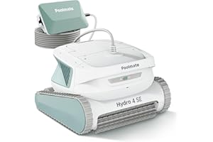 Chasing Hydro 4 SE Pool Vacuum for Inground Pools | Robot Cleaner for Floor, Wall & Waterline | Always Cleaning, Never Charging | 40ft Cord | 4.1L Filter Basket for Inground & Above Ground Pools