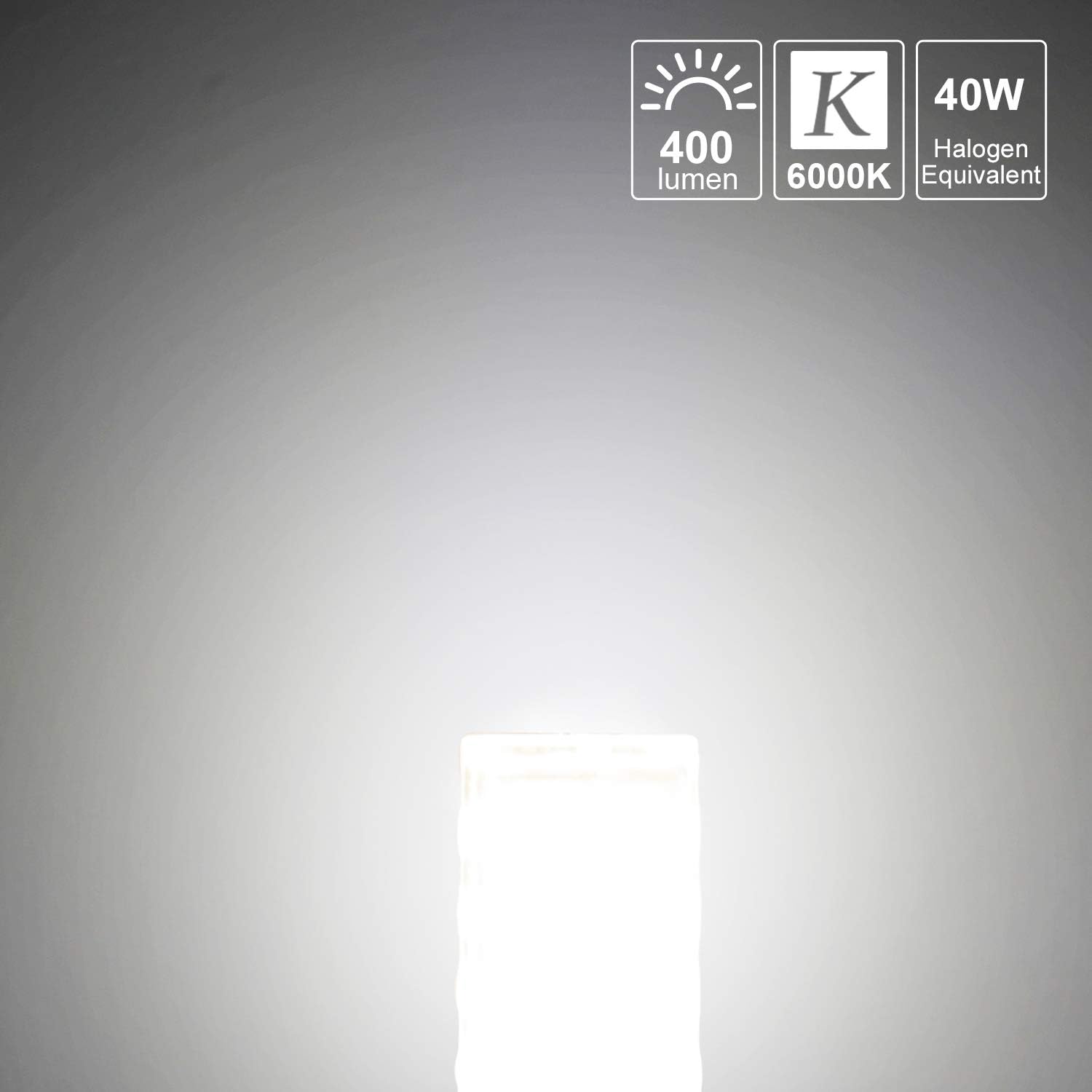 DiCUNO E14 Cooker Hood LED Bulb 3W, 40W Halogen Equivalent, 300LM, Cool White 6000K,E14 Ceramic Base - Image 5