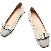 C.Paravano Flats Women | Womens Dress Shoes | Ballet Shoes for Women | Square Toe | Casual Shoes