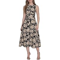 Tommy Hilfiger Women's Chiffon Paisley Long Sleeve Midi Dress,  Aubergine/Chili Pepper at Amazon Women's Clothing store