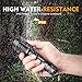 KANGORA LED Flashlight Kit - 5 Modes - Water-Resistant Handheld Flashlights with Rechargeable 18650 Battery Charger for Camping, Hiking, Cycling, and Emergency Search Missions