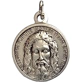 THE HOLY FACE SHROUD OF CHRIST MEDAL - REAL ITALIAN MASTERPIECE - " THE ORIGINAL ONE " - 100% MADE IN ITALY