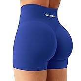 YEOREO Workout Shorts Womens Butt Lifting 4.5" Seamless Hidden Scrunch High Waist Gym Tummy Control Christiy Biker Shorts