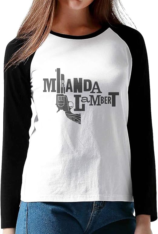 Amazon.com: Miranda Lambert Logo Women Long Sleeve T Shirt Creative