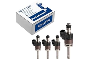 NECATUO Set of 4 Fuel Injectors - Compatible with Honda Fit 1.5L L4 - Replaces 160105R1315 FJ1448