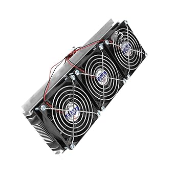Amazon Co Jp Dc 12v11a 熱電冷却器 熱電冷蔵庫 半導体冷凍チップラジエーター 半導体冷却装置 冷却システムキット 三つファン付き 冷凍 小型冷蔵庫 ミニエアコン 冷却装置製造などに適用 コンパクト 小型 最大電源180w 産業 研究開発用品