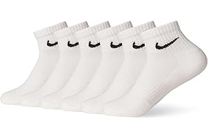 Nike Unisex Adult Everyday Cushioned Training Ankle Socks (6 Pairs)
