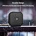 MIFA Bluetooth Speakers, A1 Portable Wireless Soundbox, IP56 Dustproof Waterproof, 12-Hour Playtime, Built-in Mic, TF Card Slot, Loud DSP Sound Enhanced Bass, Woven Fabric Black