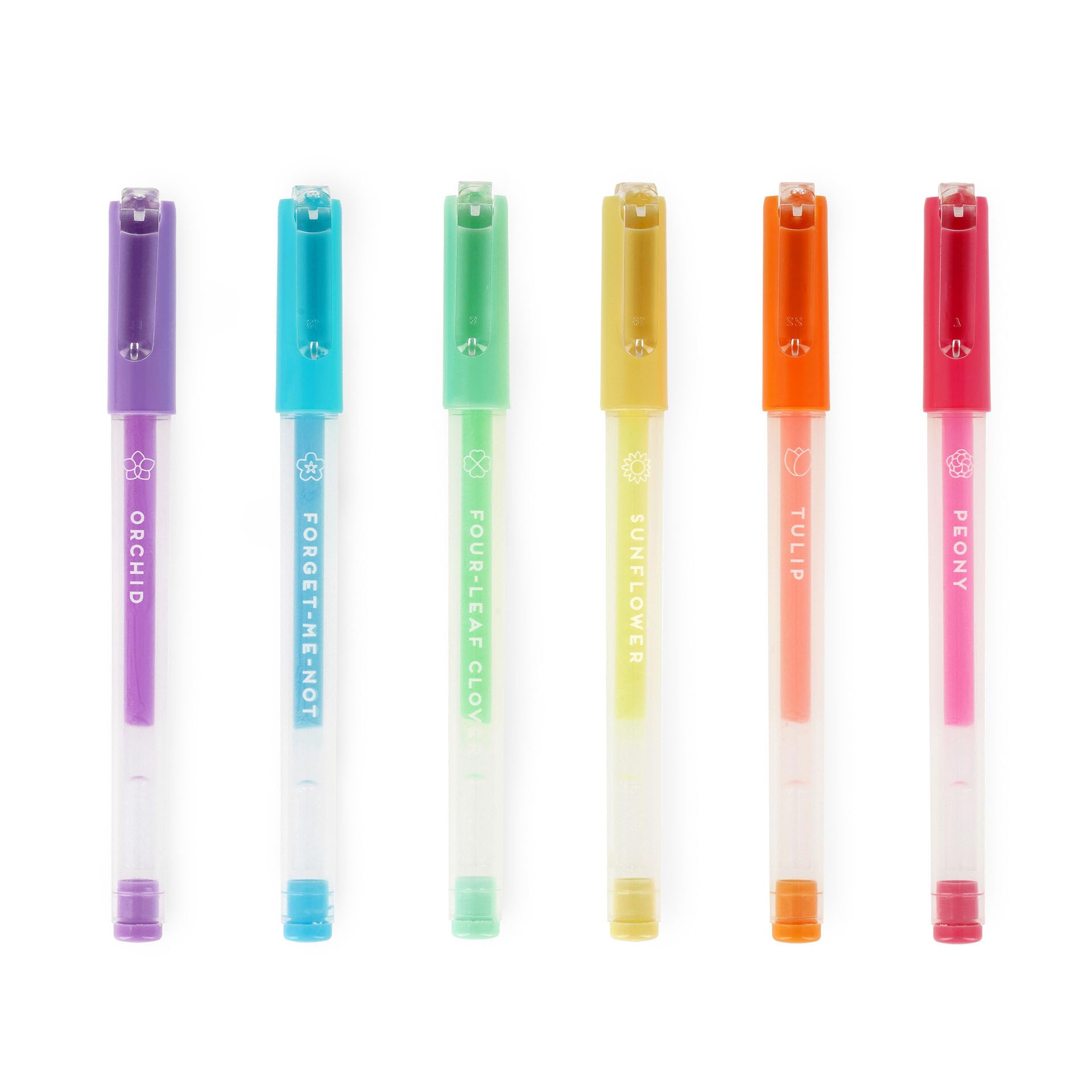 Legami - Set of 6 Pastel Gel Pens - Spring is in the Air, 6 Pastel Colours with Different Fragrances, Coloured Pens for Writing, Drawing, Coloring, 1 mm Tip