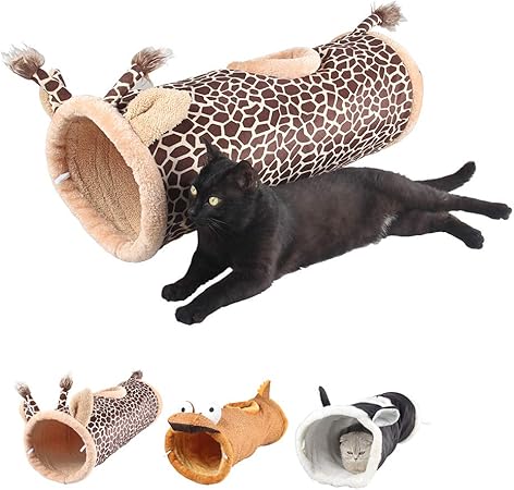 cat play tubes