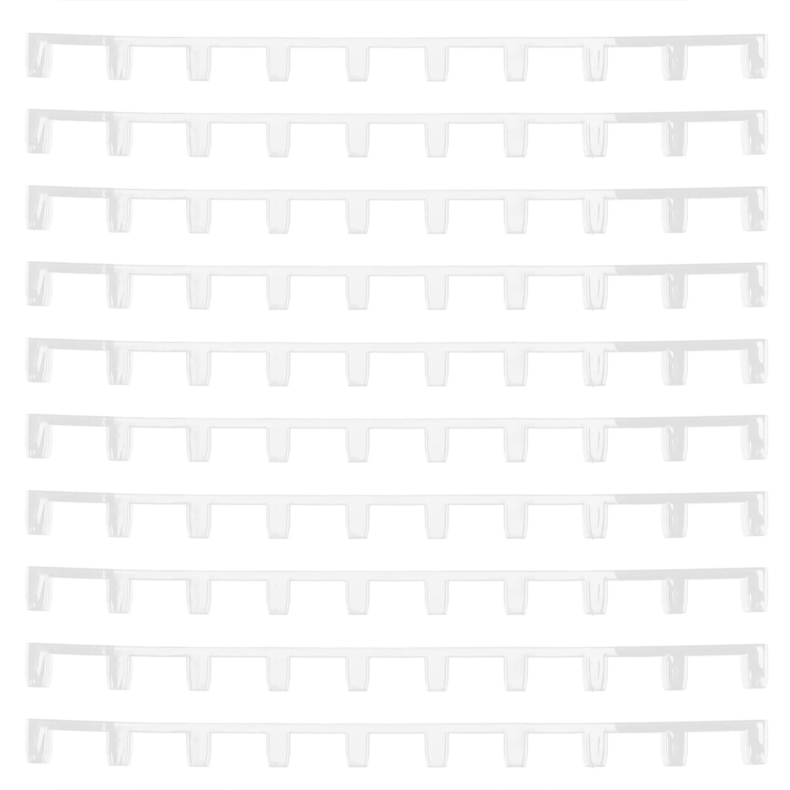 Cikonielf Beehive Frame Strip 10pcs Plastic Beehive Beekeeping Spacers Frame Clips, High Strength Good Toughness Beekeeper Tool