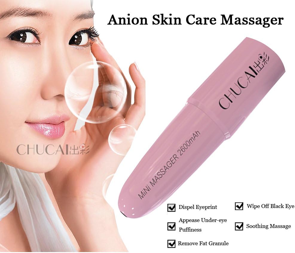 Chucai Eye Massage Machine Under-eye Massager Product for Eye Beauty Power Bank Charge for Iphone Andriod Device