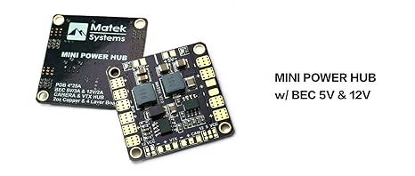Matek LATEST V3.1 Mini Power Hub Power Distribution Board 5V & 12V BEC