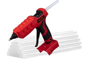 Cordless Hot Glue Gun Compatible with Milwaukee 18V Battery, Mellif Handheld Electric Power Glue Gun Full Size for Arts & Crafts & DIY with 20 0.43" Glue Sticks (Tool Only)