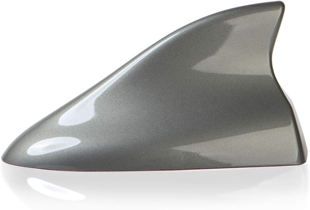 Ramble - Car Shark Fin Antenna, FM AM Radio Aerials, Auto Parts, for Hyundai IX25, IX35, IX45, Santafe, Creta, Tucson, Veracruz, I30 and I20 (Advanced Style, Grey)