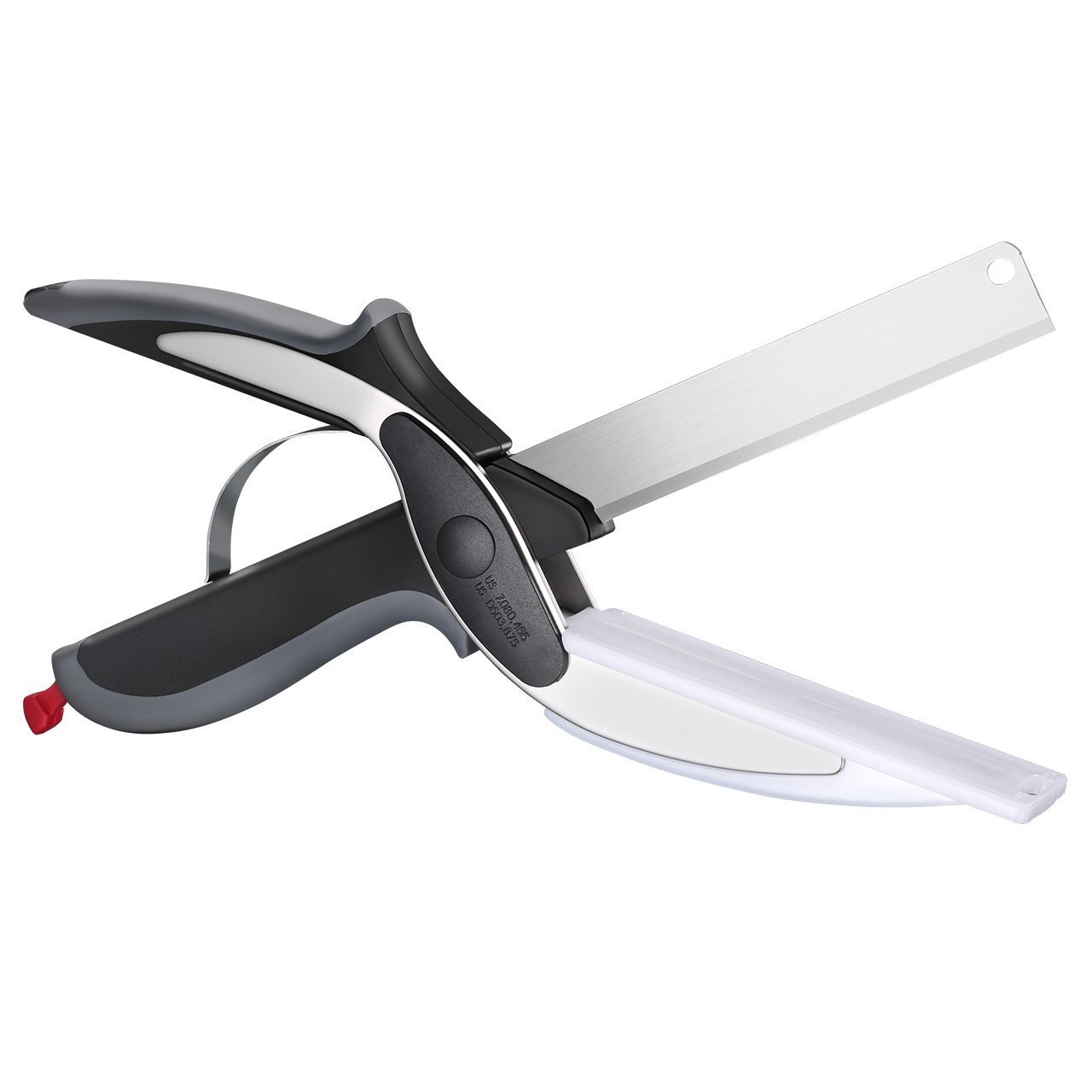 Scissors with Built in Cutting Board 2 in 1 Food Cutter Chopper