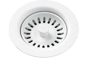 Elkay LKQS35 3-1/2" Basket Strainer - White