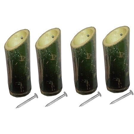 RAREPRODUCTS VERTICALHANGING Planter Set of 4 Pot with NailScrew Free -4 nos