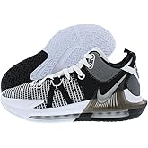 Nike Lebron Witness 7 Basketball Shoes Size - 10.5 White/Metallic Silver-black