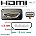 HDMI Male to Micro HDMI Female Converter (Black)