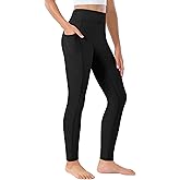 Yitoco Girls Leggings with Pockets Athletic High Waisted Kids Workout Active Dance Running Yoga Pants