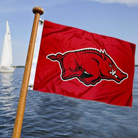 College Flags & Banners Co. Arkansas Razorbacks Boat and