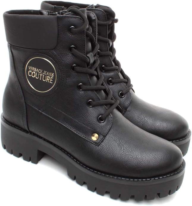 versace jeans couture combat boots