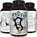 Biotin Pills for Men + Women Hair Growth – 10000mcg Pure Vegetarian Vitamin Supplement – Get Thick Shiny Hair + Strong Nails + Clear Skin – All Natural Thinning + Hair Loss Capsules