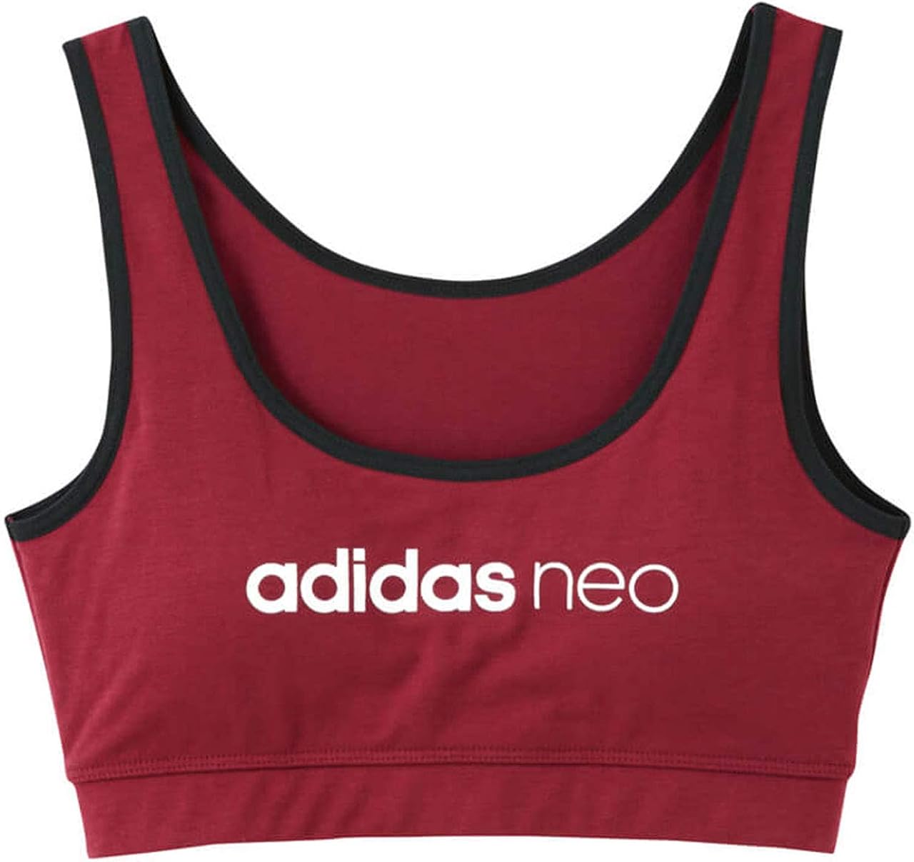 Amazon アディダス ネオ ノンワイヤーブラ ビッグロゴ ハーフトップ As1155 レディース ワインレッド 日本 M 日本サイズm相当 フィットネス トレーニング スポーツブラ 通販