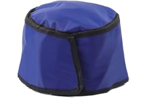 NICE CHOOSE X-ray Protection Lead Cap, Flexible Gel Radiation Head Shield Lead Hat Safety for X-ray MRI CT Oilfield Mines, Industry Radiation Protective Doctors Children - Blue (0.75Mmpb)
