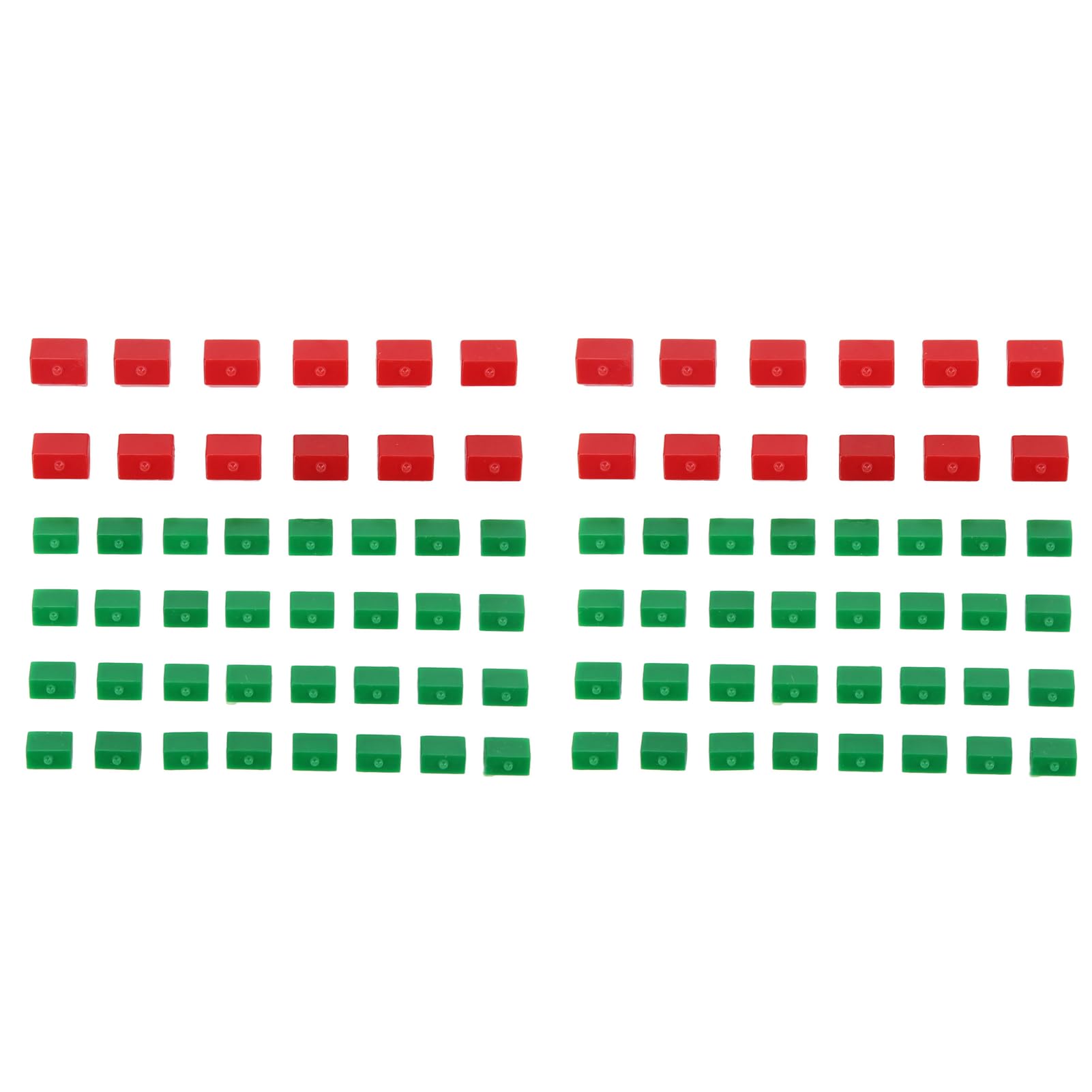 Drfeify Hotel Game Replacement Pieces, Plastic Hotel House Game Piece Accessories