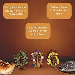 ANAYA AGATE Crystal Tree Gift for Women, Set of 12