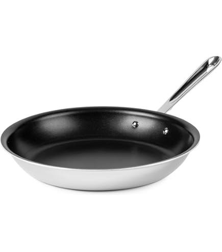 Amazon.com: All-Clad D3 3-Ply Stainless Steel Non stick Fry Pan 12