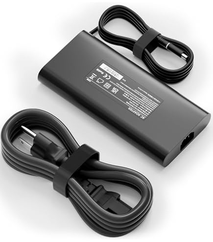 Amazon.com: 19.5V 18.46A 360W Dell GaN Power Adapter 7.4mm Tip