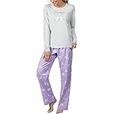 PajamaGram Flannel Pajamas Women - PJ Set Women, Novelty