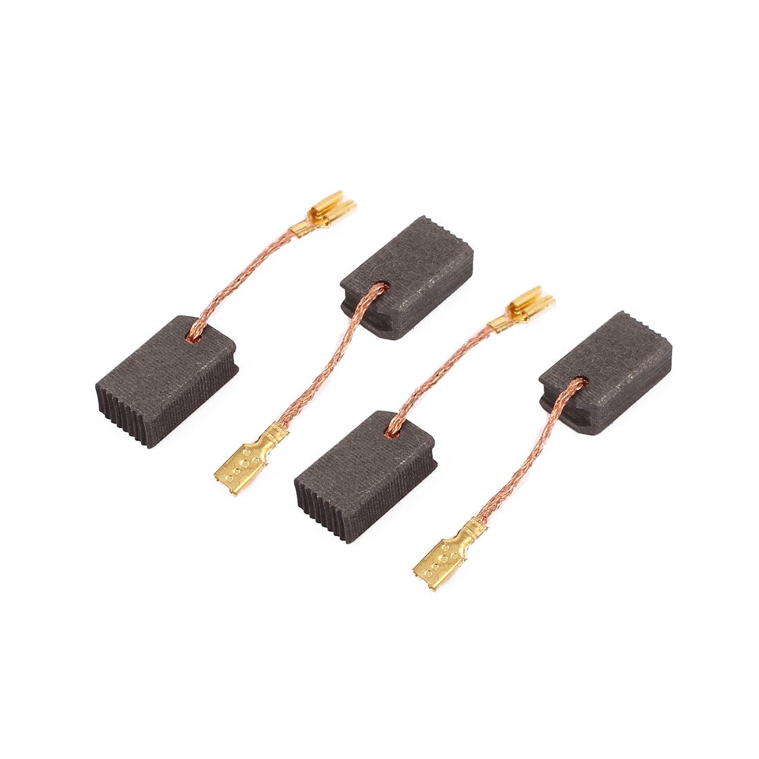 Sourcingmap 2 Pairs Electric Drill Motor Tool Carbon Brush 6 x 9 x15mm No Spring